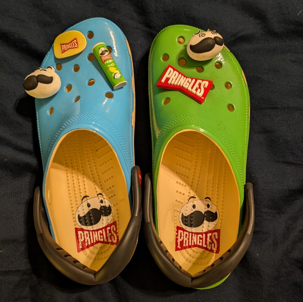 Pringle Croc Sandals - Blue & Green